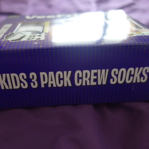 VeeFriends KIDS 3 PACK CREW SOCKS VDPTWE07035K013X 3D SOCK INCLUDED! New in Box! - Picture 13 of 13